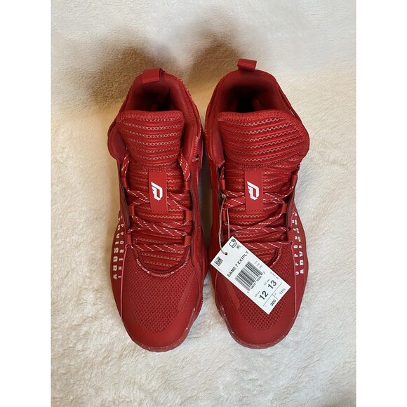 Size 12 - adidas Dame 7 EXTPLY Opponent Advisory - Scarlet NEW main image 4